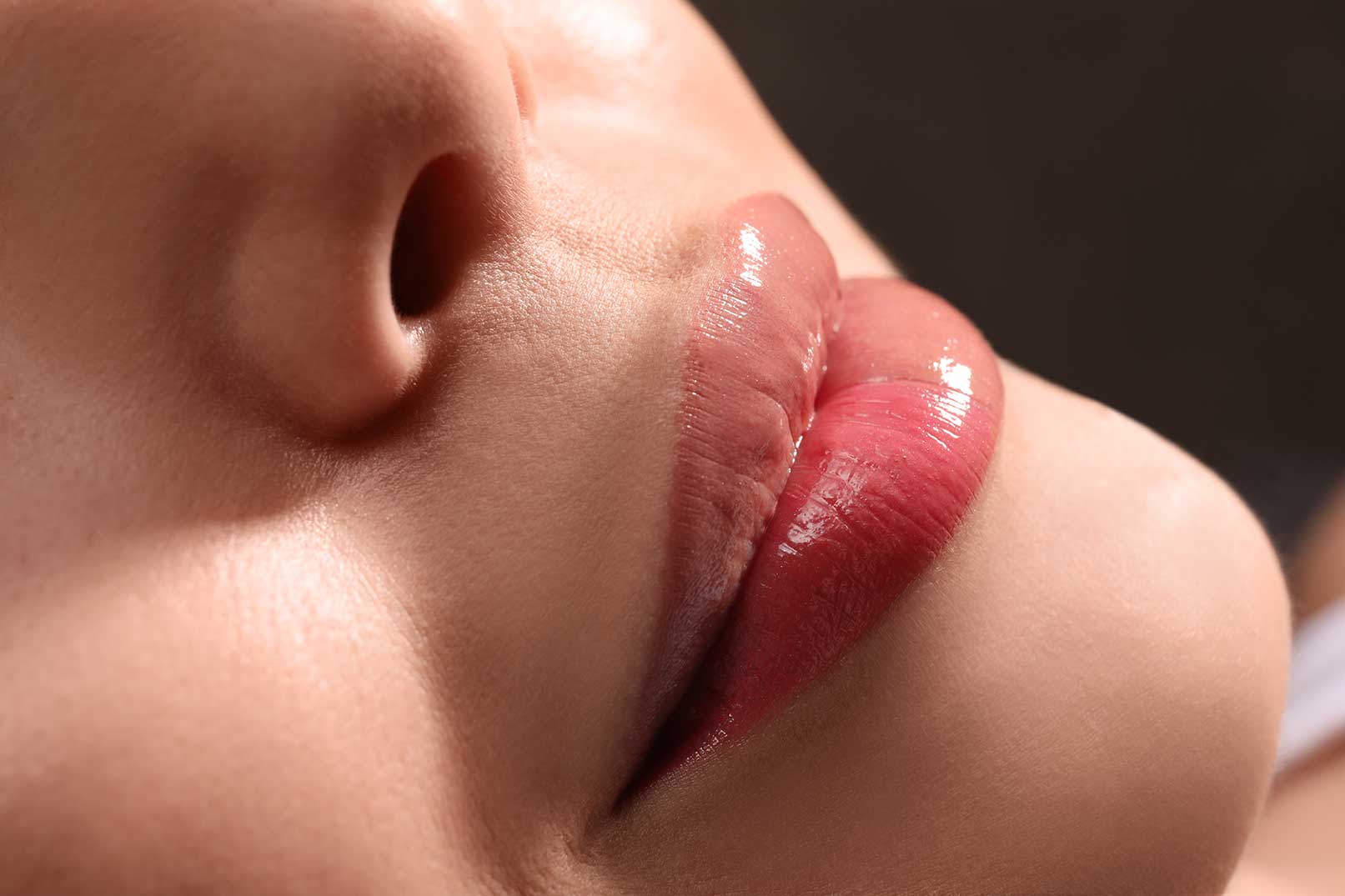 Beispiel eines Permanent Make Ups Aquarell Lips