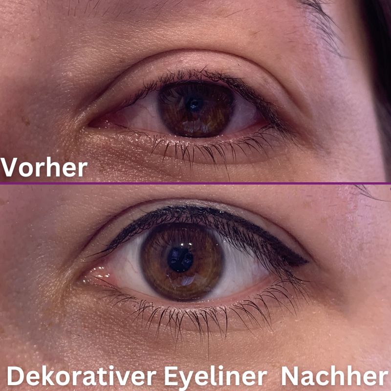 Permanent Make Up Lidstrich für Ober- und Unterlid
