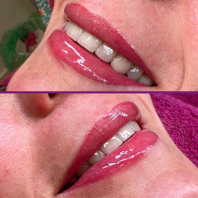 Lippenpigmentierung in dezent rosé - frisch pigmentiert in der Farbe Peony von Long Time Liner